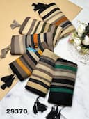 شال نخی پاییزه منگوله دار کد nil29370