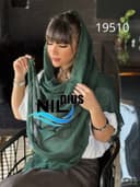 شال ویسکوز حاشیه مرواریدی وارداتی کدnil19510