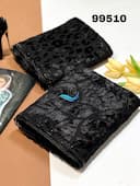 شال مخمل حاشیه نگین گیپور اورجینال کد nil99510