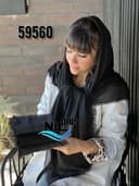 روسری پاییزه کنفی حصیری لمه دور ریش کد nil59560