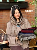 شال بافت ریشه دار نارینا کد nil31520