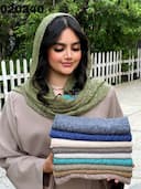 شال پلیسه برفکی دلارام کد nil020340