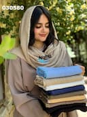 شال نخ پنبه پلیسه دور عدسی کد nil030580