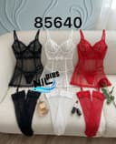 لباس خواب عروسکی تور بالا دانتل کد nil85640