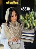 شال کنفی دور ریش پلنگی کد nil45830