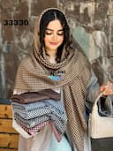 روسری نخ پاییزه دور ریش کد nil33330