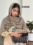 شال نخی پلیسه یاس کد nil03060