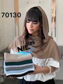شال مجلسی حریر شیفون نگینی کد nil70130
