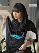 شال جاذبه پفکی حاشیه زنجیر کد nil9090