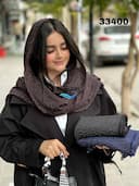 شال حصیری پاییزه برفکی کد nil33400