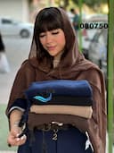 شال نخ پنبه پلیسه تیغ ماهی کد nil080750