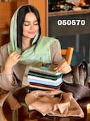 شال ویسکوز ابریشم شاین وارداتی کد nil050570
