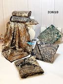 روسری نخ ژاکارد پاییزه لورا کد nil33610