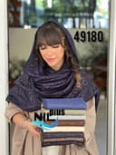شال کنفی پلنگی دور ریش کد nil49180