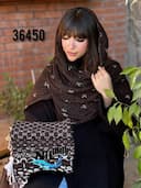 شال برشکا منگوله دار مایلز کد nil36450