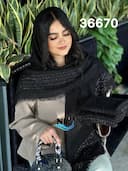 روسری نخ حاشیه لمه ناروین کد nil36670