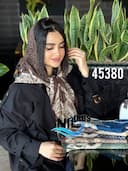 روسری ژورژت درختی نورسان کد nil45380