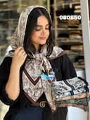 روسری گارزا ژاکارد میلان کد nil080850
