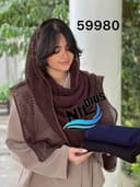 شال زنبوری مخمل نورژینا کد nil59980
