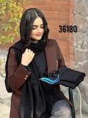 شال ژورژت درختی نگین دانتل کد nil36180