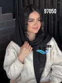 روسری ژورژت درختی پلیسه کد nil97050