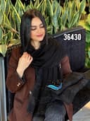 شال ژورژت درختی نگینی دانتل کد nil36430