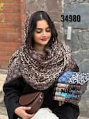 شال ژورژت درختی تکاو  کد nil34980