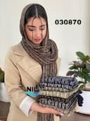 شال نخی پلیسه آیلین کد nil030870