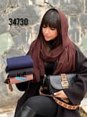 شال وول پاییزه منگوله دار کد nil34730