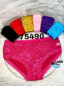 شورت نخی دانتل گل رز وارداتی کد nil75490