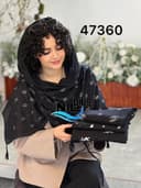  شال نخ نقره کوب ژینو کد nil47360