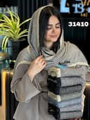 شال پلیسه حاشیه دندون موشی کد nil31410