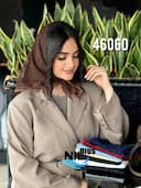 مینی اسکارف تور نگینی حاشیه دانتل  کد nil46060