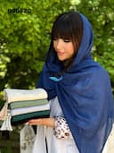 شال ژورژت درختی اکلیلی دامون کد nil030420