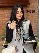 روسری ژورژت درختی ایسان کد nil34330