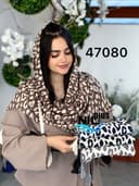 شال نخ پنبه پلیسه لمه مهرسان کد nil47080