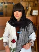روسری سه گوش گیپور کد nil020690