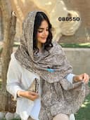 شال نخ پنبه برشکا پلنگی کد nil080550