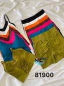 ست نیمتنه شلوارک وارداتی کد nil 81900