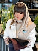 روسری نخ ابریشم ژاکارد مونیا کد nil090590