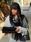 شال حصیری پاییزه نخ ابریشم کد nil33730