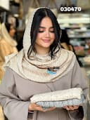 شال نخی پلیسه مانا کد nil030470