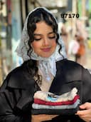 مینی اسکارف دانتل حاشیه گیپور کد nil97170