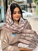روسری پلیسه نخ پنبه سونیا کدnil020830