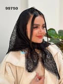 روسری سه گوش دور دانتل کد nil99750