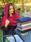شال پاییزه دور لمه وارداتی کد nil32040