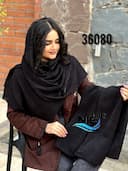 شال نخ ابریشم وارداتی کد nil36080