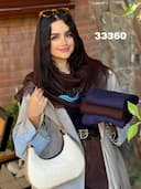شال حصیری کنفی دور ریش کد nil33360