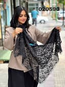 روسری گیپور اکلیلی وارداتی کد nil020590