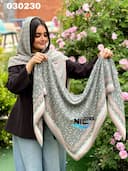 روسری پلیسه نخ پنبه مارگاریتا کد nil030230